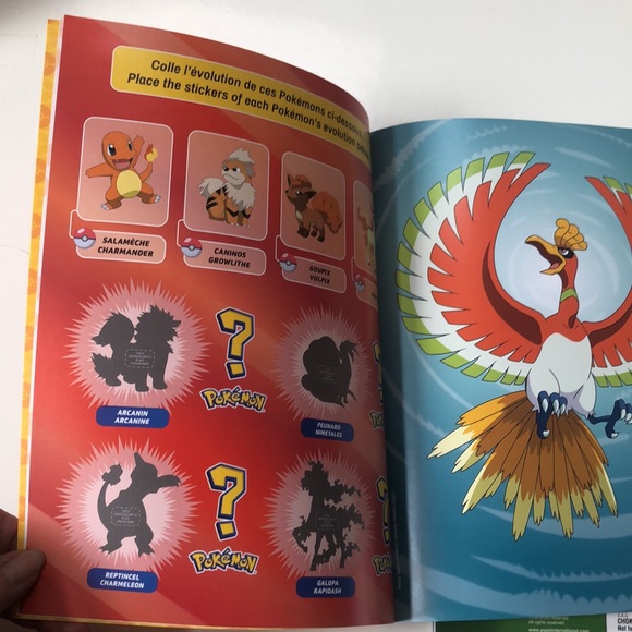 Set of 4 Pokémon Sticker Poster books - Picture 5 of 16